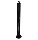 Black Bolt Down Cast Iron Bollards Stainless Steel Fixed Static Parking Safety