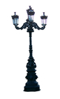 Vintage Four Arms Cast Iron Light Pole Outdoor Street Casino Lamp 120W