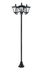 European Style Aluminum Light Pole Lamp Post Metal Landscape Decoration 3m - 10m Height