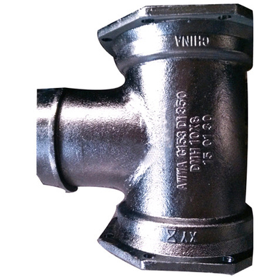 Compact C153 Ductile Iron Tee / Hex Mechanical Joint Pipe Fittings 2-64inch